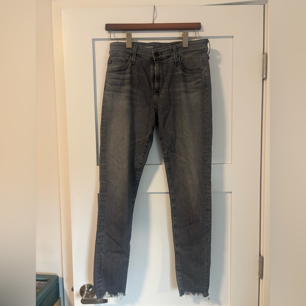 FARRAH SKINNY AG Jeans IN GREY MIST Sz 28R